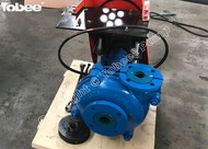 Tobee 2/1.5B-AHR Rubber Lined Slurry Pump